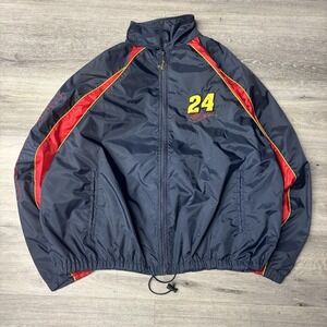 Vintage 90s Winner's Circle NASCAR Jeff Gordon Full Zip Jacket Size Large